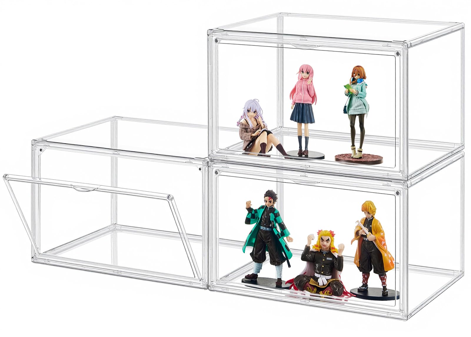 【希少品】おとなりのかいじゅう 情景フィギュア 引っ越し 上京 セット Amazon.co.jp: Topfinel フィギュアケース 3個セット コレクション